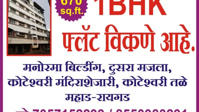 Flat 1 BHK Sale
