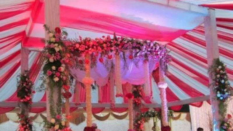 Mandap and decorations मंडप अँड डेकोरेशन
