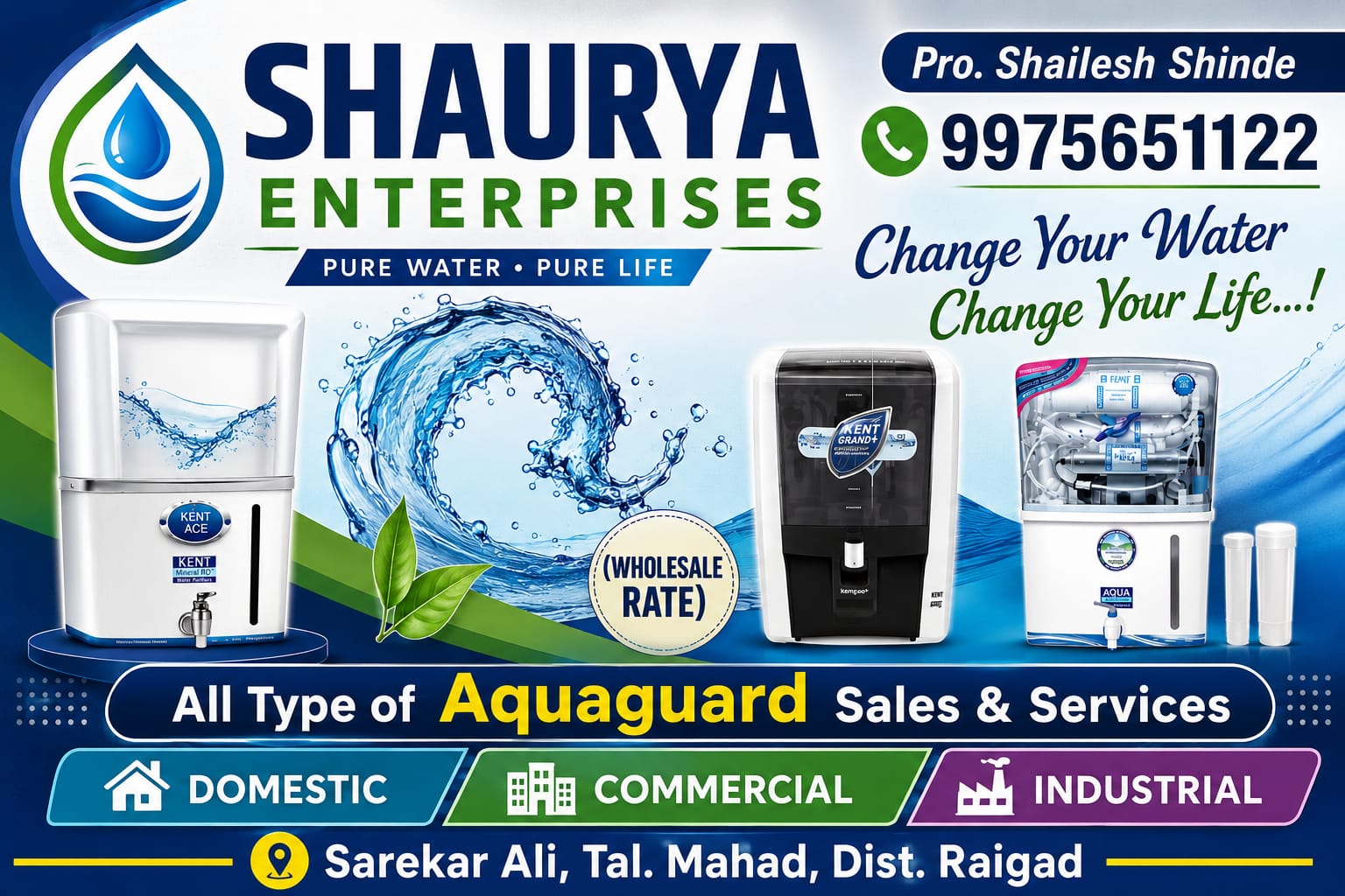 Shaurya Enterprises - RO Water Purifier Sales & Service, Mahad