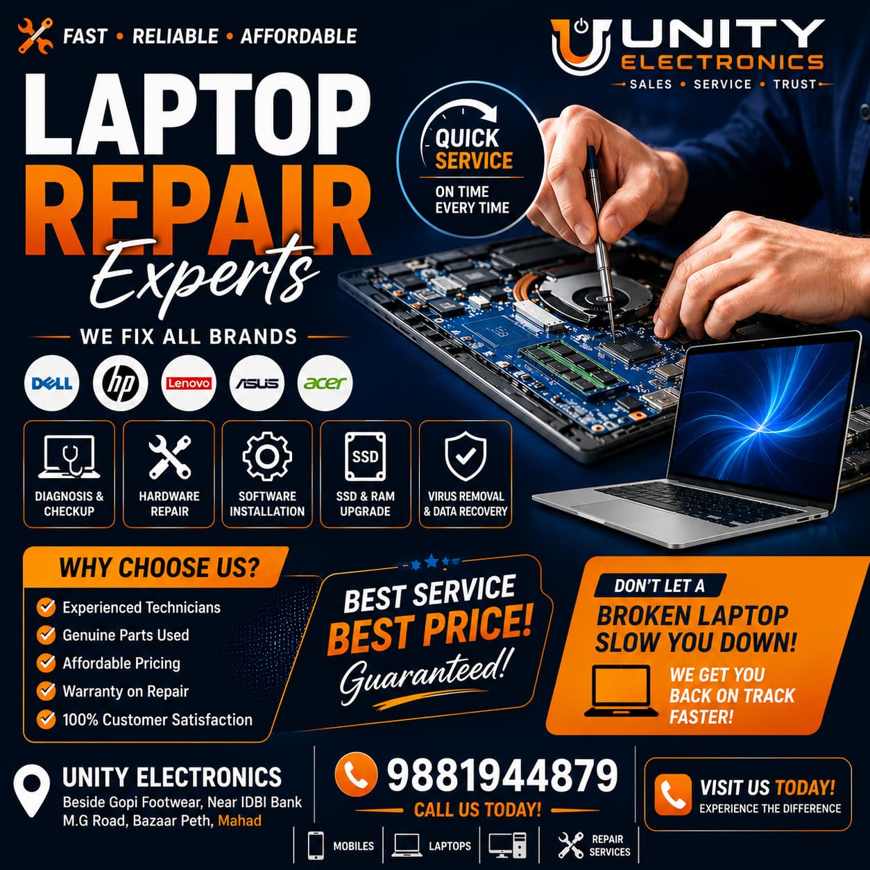 UNITY ELECTRONICS (Mobile & Laptop)